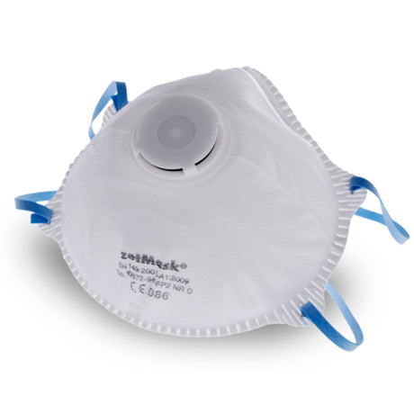 zetMask FFP2 Feinstaubfiltermaske mit Ausatemventil, druckfreier Dichtsitz