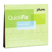 Plum QuickFix Detectable Pflaster blau, steril – metalldetektierbar, wasserfest, CE-gekennzeichnet