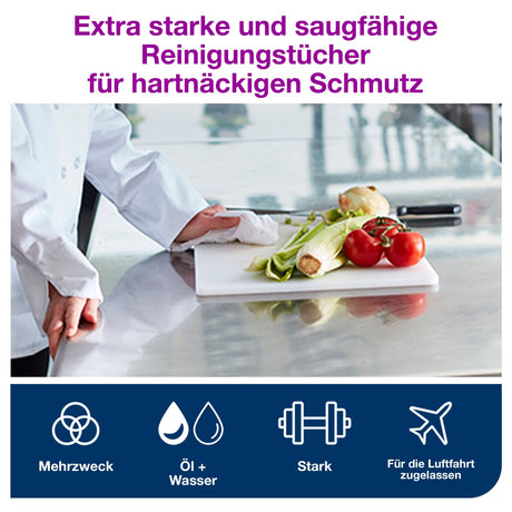 Tork Premium Reinigungstuch 530, 1-lagig, W8, extra stark – Ansicht 8