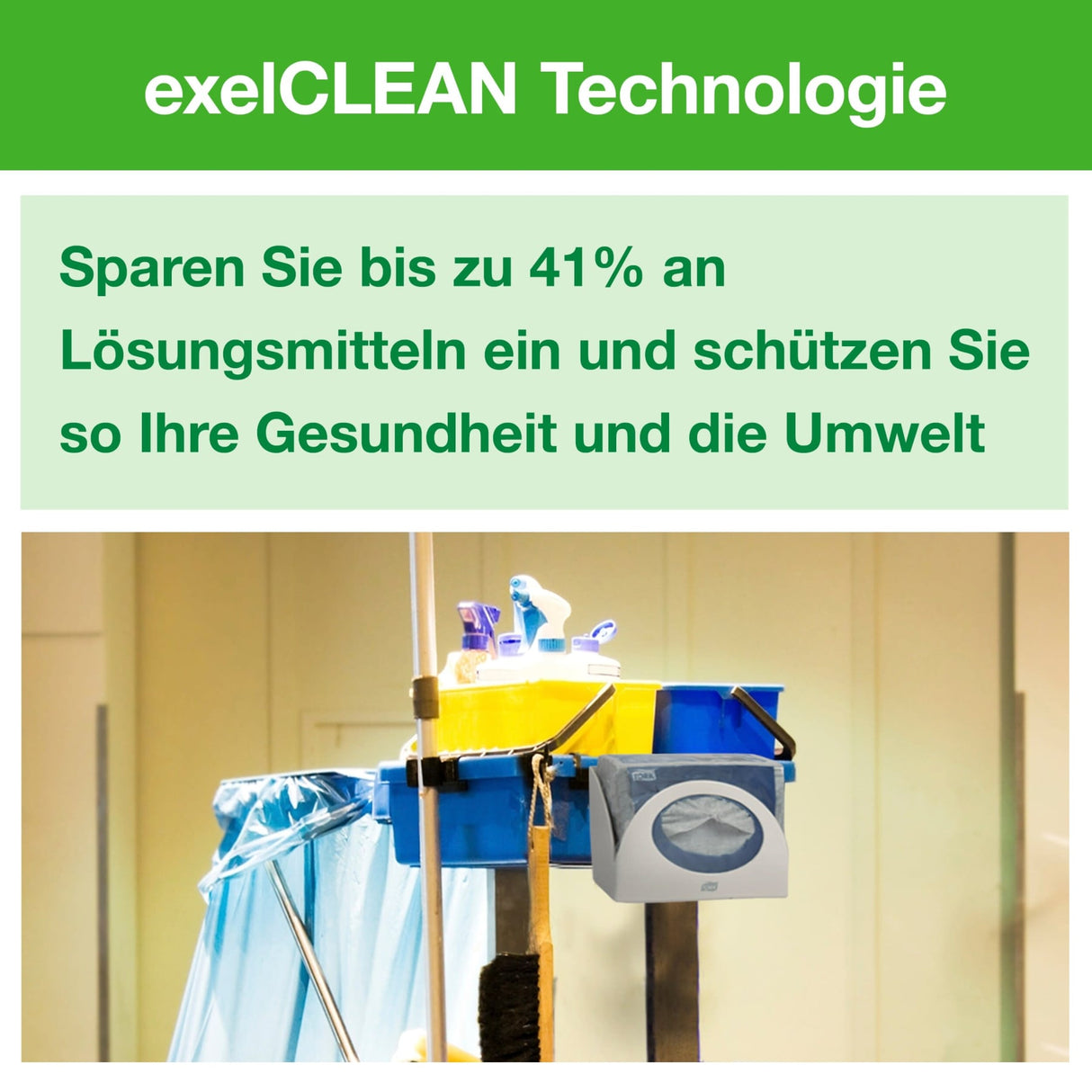 Tork Industrie Reinigungstuch 520, 1-lagig, grau, W8 – Ansicht 6