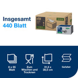 Tork Industrie Reinigungstuch 520, 1-lagig, grau, W8 – Ansicht 2