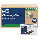 Tork Reinigungstuch W8-kompatibel, 1-lagig, weiß, 38,5 × 32 cm