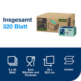 Tork Reinigungstuch, 1-lagig, W8, farbcodiert – Ansicht 19