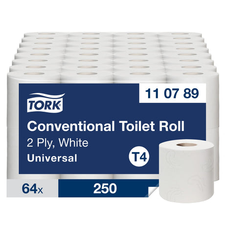 Tork Toilettenpapier T4 Tissue, 2-lagig, naturweiß, Recycling-Tissue