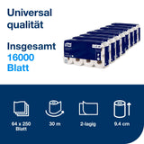 Tork Toilettenpapier T4 Tissue, 2-lagig, naturweiß, Recycling-Tissue – Ansicht 2