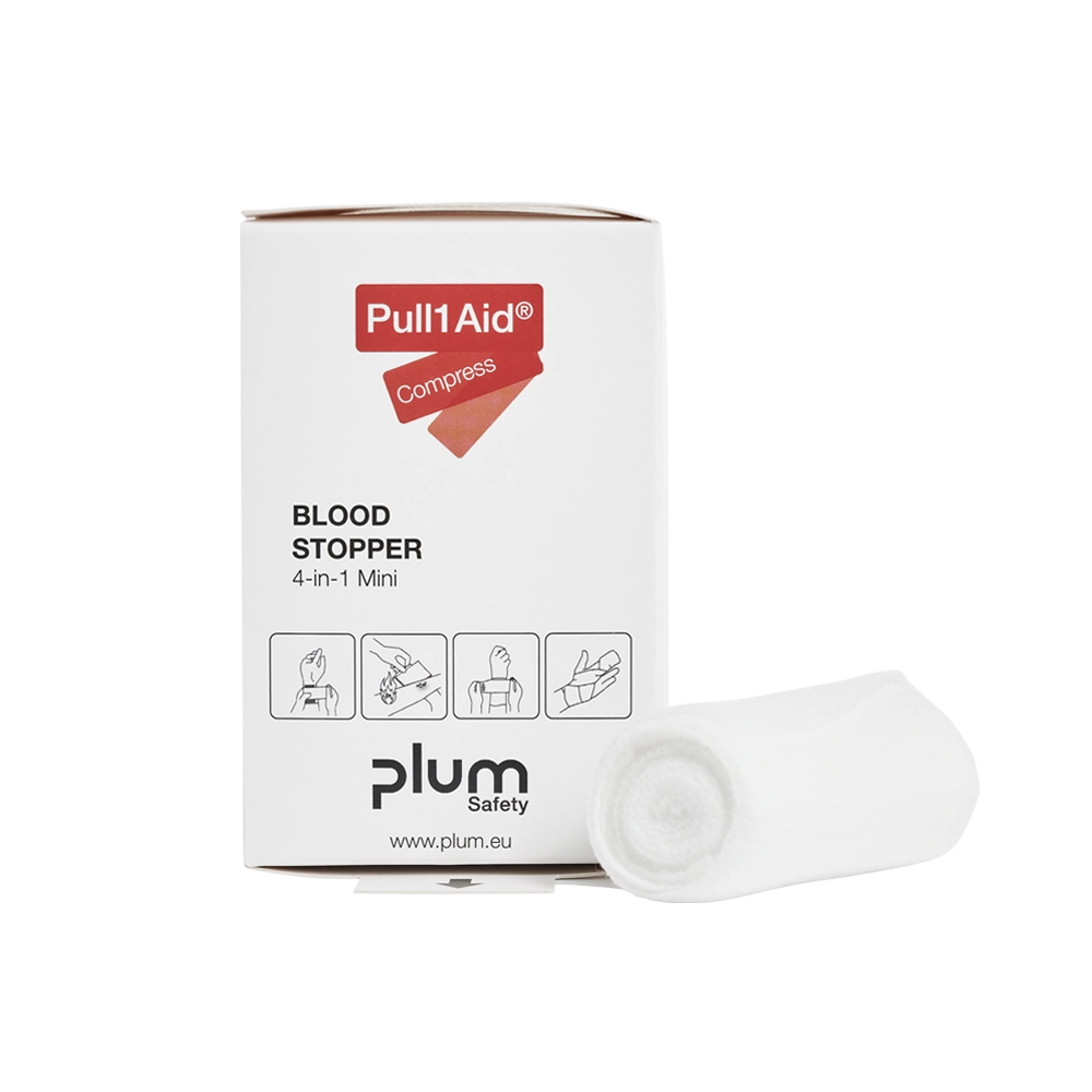 Plum Pull1Aid Blood Stopper 4-in-1 Mini Wundverband steril – Ansicht 2