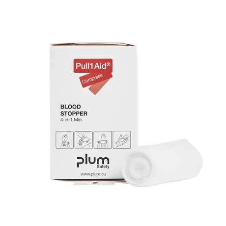 Plum Pull1Aid Blood Stopper 4-in-1 Mini Wundverband steril – Ansicht 2