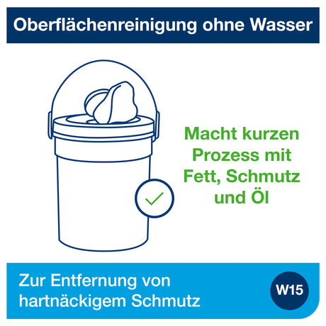 Tork Feuchte Oberflächenreinigungstücher, 1-lagig, W15 – Ansicht 4
