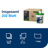 Tork Feuchte Oberflächenreinigungstücher, 1-lagig, W15 – Ansicht 2