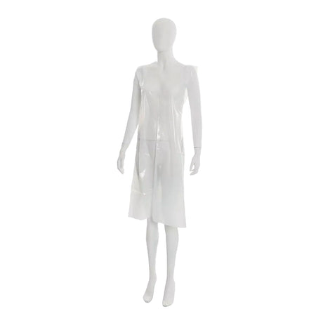 AMPri Med-Comfort Einwegschürze, 75 × 120 cm, weiß - 1 Karton = 10 Packungen à 50 Stück