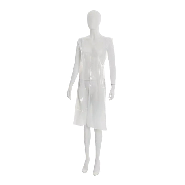 AMPri Med-Comfort Einwegschürze, 75 × 120 cm, weiß - 1 Karton = 10 Packungen à 50 Stück