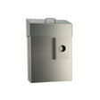CWS Hygienebehälter Edelstahl, 10 Liter, mit Einwurfklappe und Sichtblende