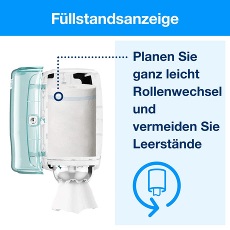 Tork Advanced Papierwischtuch 415, 1-lagig, weiß, M1 – Ansicht 7