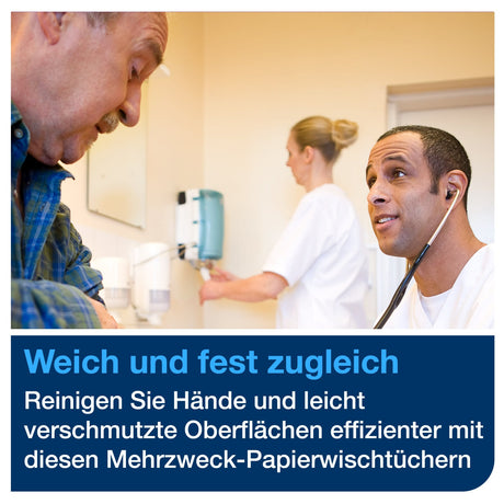 Tork Advanced Papierwischtuch 415, 1-lagig, weiß, M1 – Ansicht 3