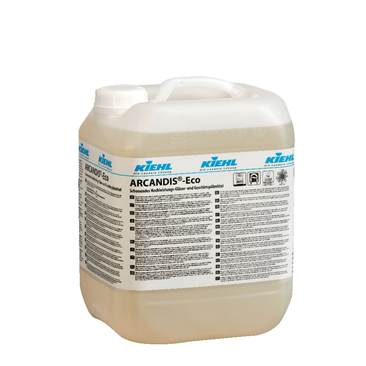 Kiehl ARCANDIS-Eco Gläser- und Geschirrspülmittel – 1 Kanister à 10 Liter