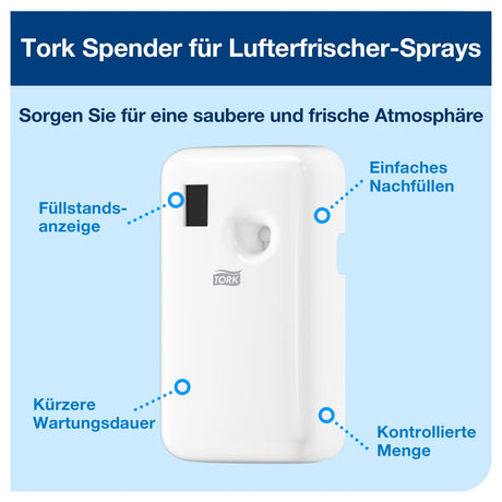 Tork Elevation Duftspender-Starterset A1, elektronisch programmierbar – Ansicht 6