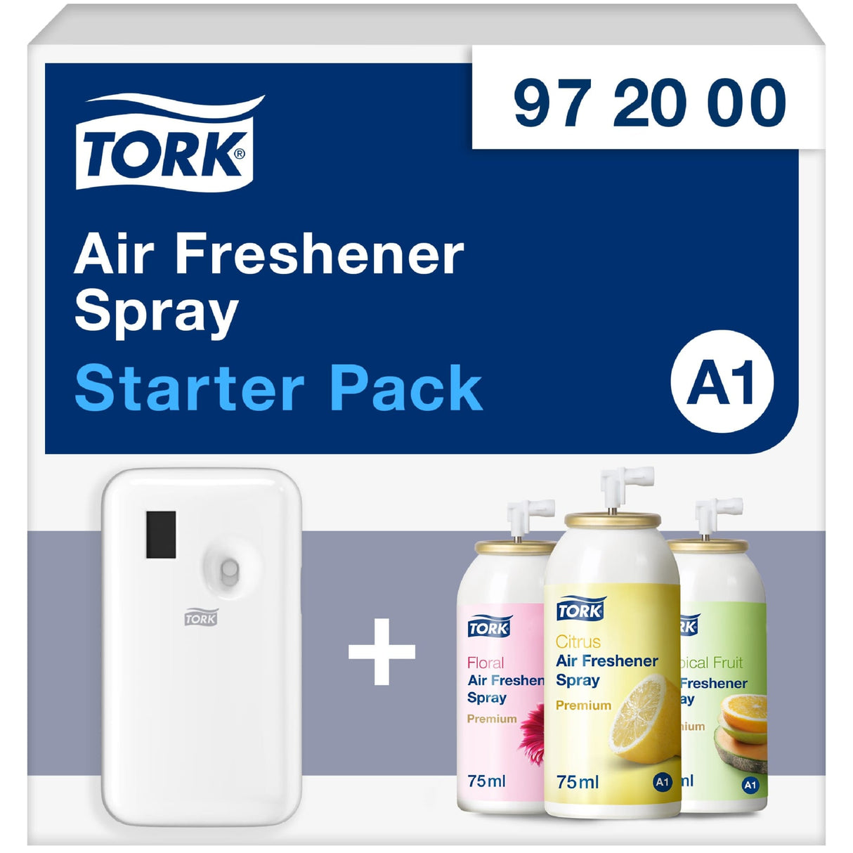 Tork Elevation Duftspender-Starterset A1, elektronisch programmierbar