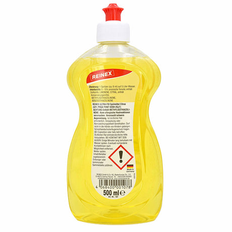 Reinex Ultra-Fix Spülmittel – starker Fettlöser, hautschonend und glanzklar – Ansicht 8