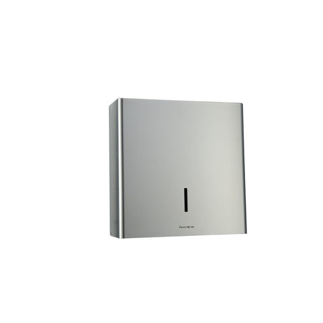 CWS ObjectLine Großrollen-Toilettenpapierspender, Edelstahl, für 26 cm Großrollen, mit Zylinderschloss