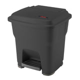 Vileda Professional Abfalleimer Hera mit Pedal, 35 Liter – berührungslose Nutzung – Ansicht 5