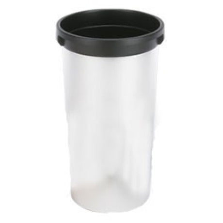 Vileda Professional Abfalleimer Iris, rund – Metalloptik, rostbeständig