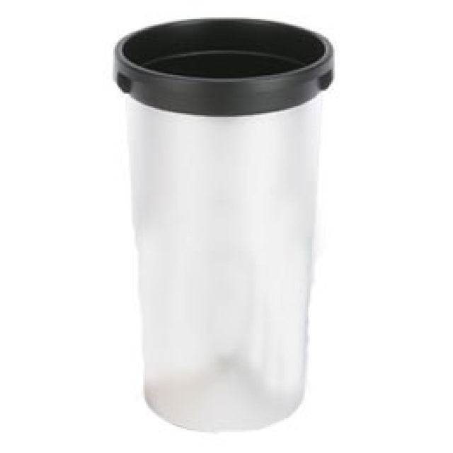 Vileda Professional Abfalleimer Iris, rund – Metalloptik, rostbeständig