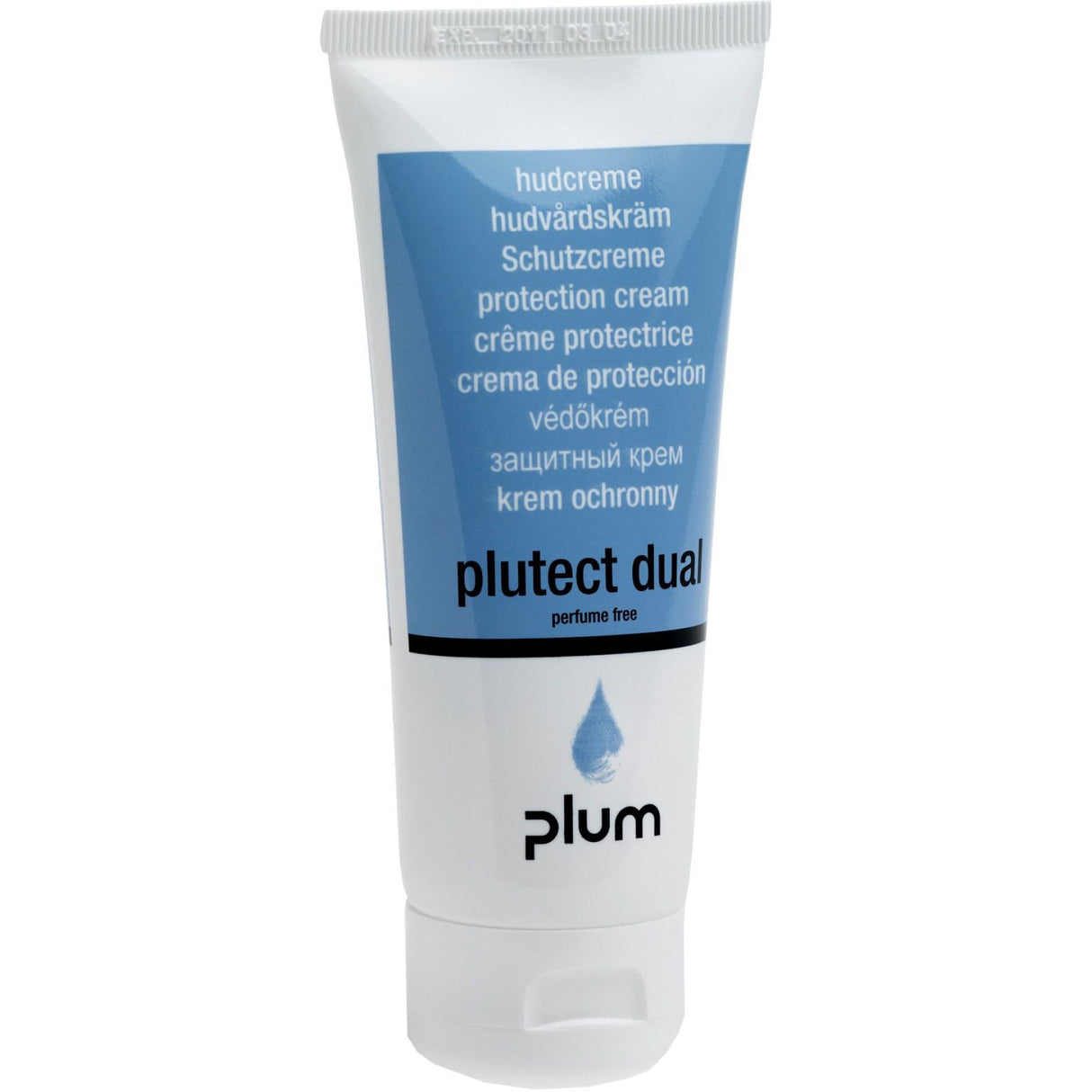 Plum Plutect Dual Hautschutzcreme – ohne Duftstoffe, für wechselnde Arbeitsstoffe