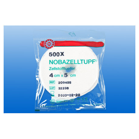 Noba Nobazelltupf®-Steril Zellstofftupfer 4 x 5cm 1 Rolle á 500 Stück
