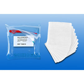 Noba Mullkompressen steril 8-lagig 15 x 10 Stück 10 x 10 cm
