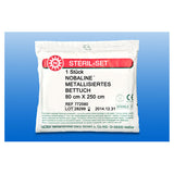 NOBA Nobaline® Aluminiumbeschichtetes Betttuch 80 cm x 250 cm