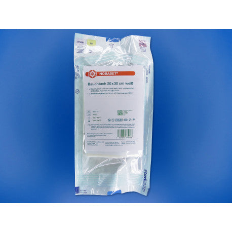 NOBA Nobaset® Bauchtuch ohne Schlaufe weiß 4-lagig