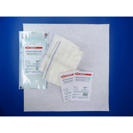 NOBA Nobaset® Bauchtuch ohne Schlaufe weiß 4-lagig