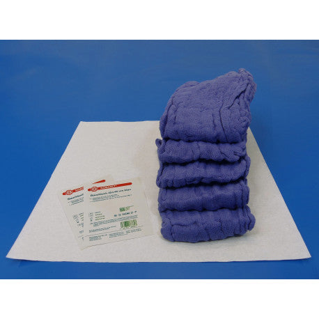 NOBA Nobaset® Bauchtuch mit Schlaufe blau 6-lagig 45 cm x 45 cm 5 Stück 7 Stück