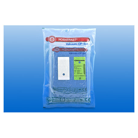 NOBA Nobatrast® Vakuum Op-Set Bauchtuch blau 4-lagig 45 cm x 45 cm 5 Stück 18 Stück