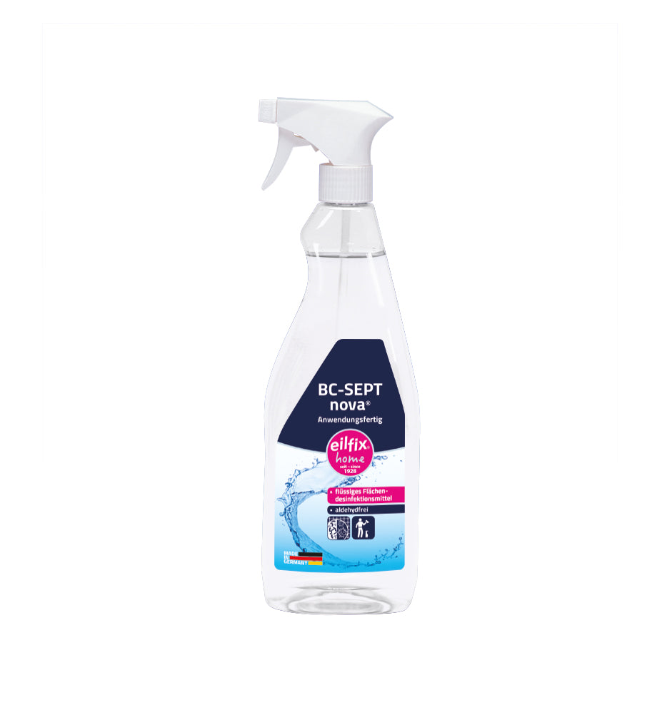 Eilfix BC-Sept nova Home Flächendesinfektion, gebrauchsfertig 1l Flasche mit Sprühkopf