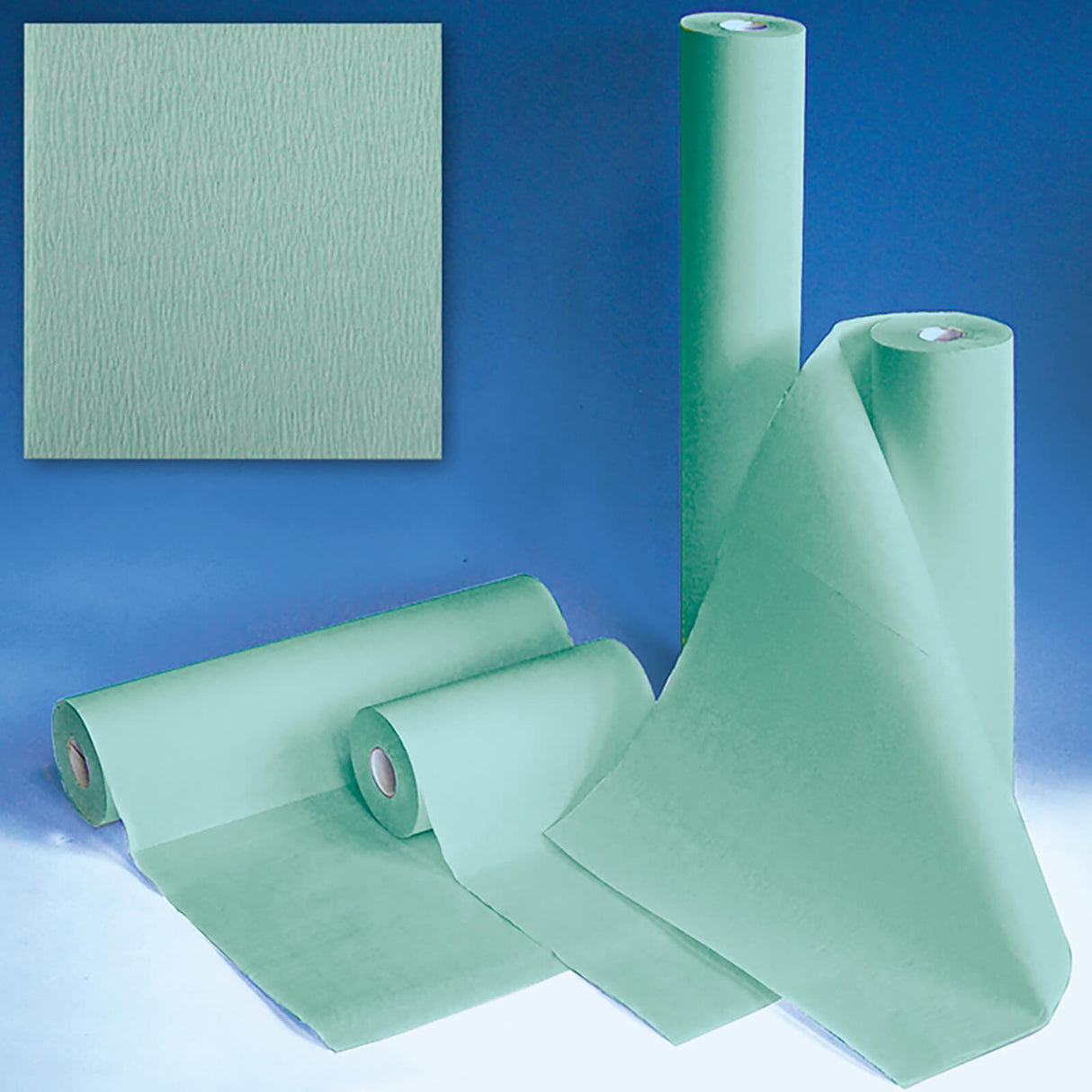 Akzenta Sterilisierpapier Premier 50 cm x 100 m gekreppt grün (2 Rl.)