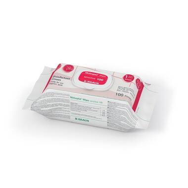 B.Braun Meliseptol Wipes sensitive (60 Tücher) Flächenschnelldesinfektion