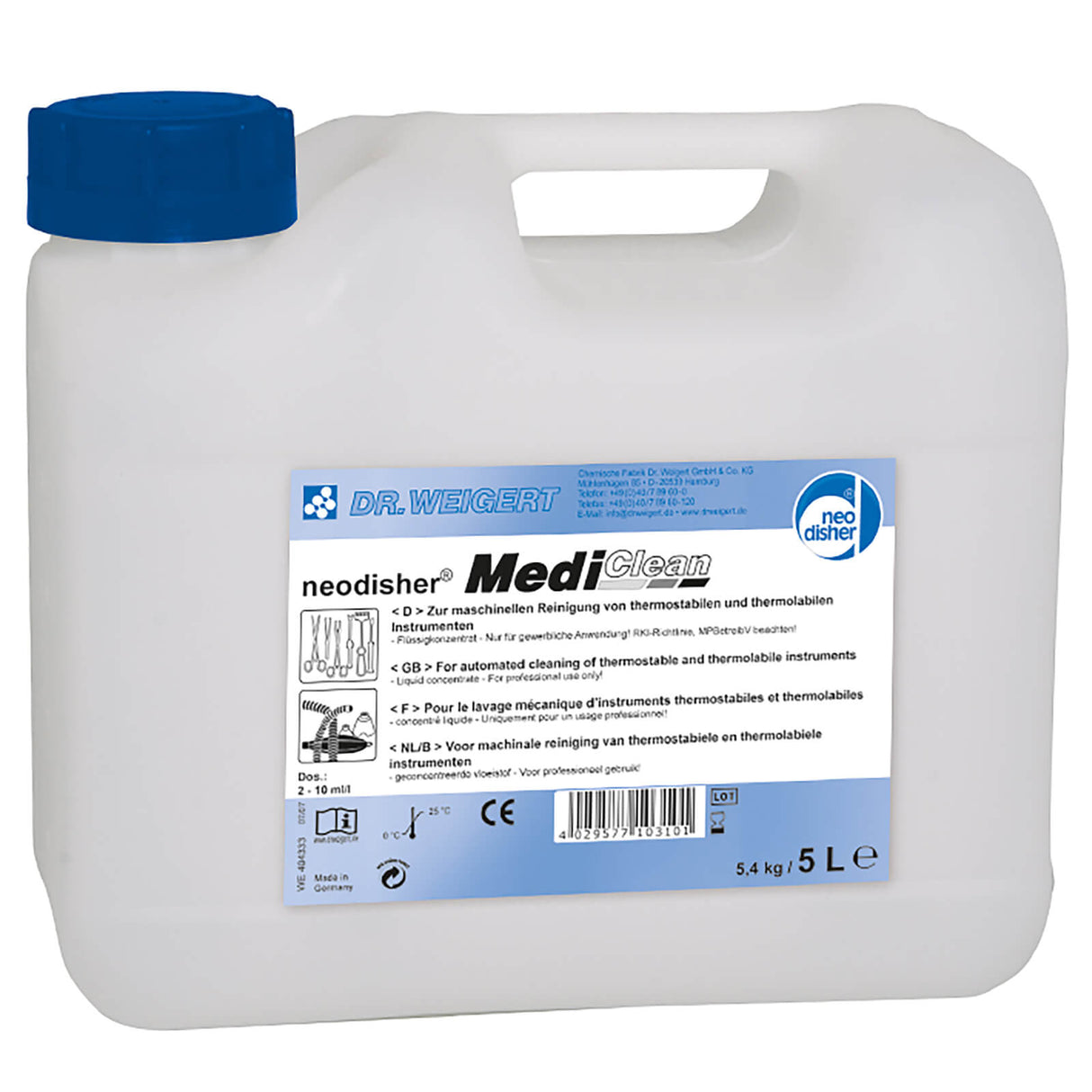 Dr. Weigert neodisher MediClean 5 Ltr. Instrumentenreiniger