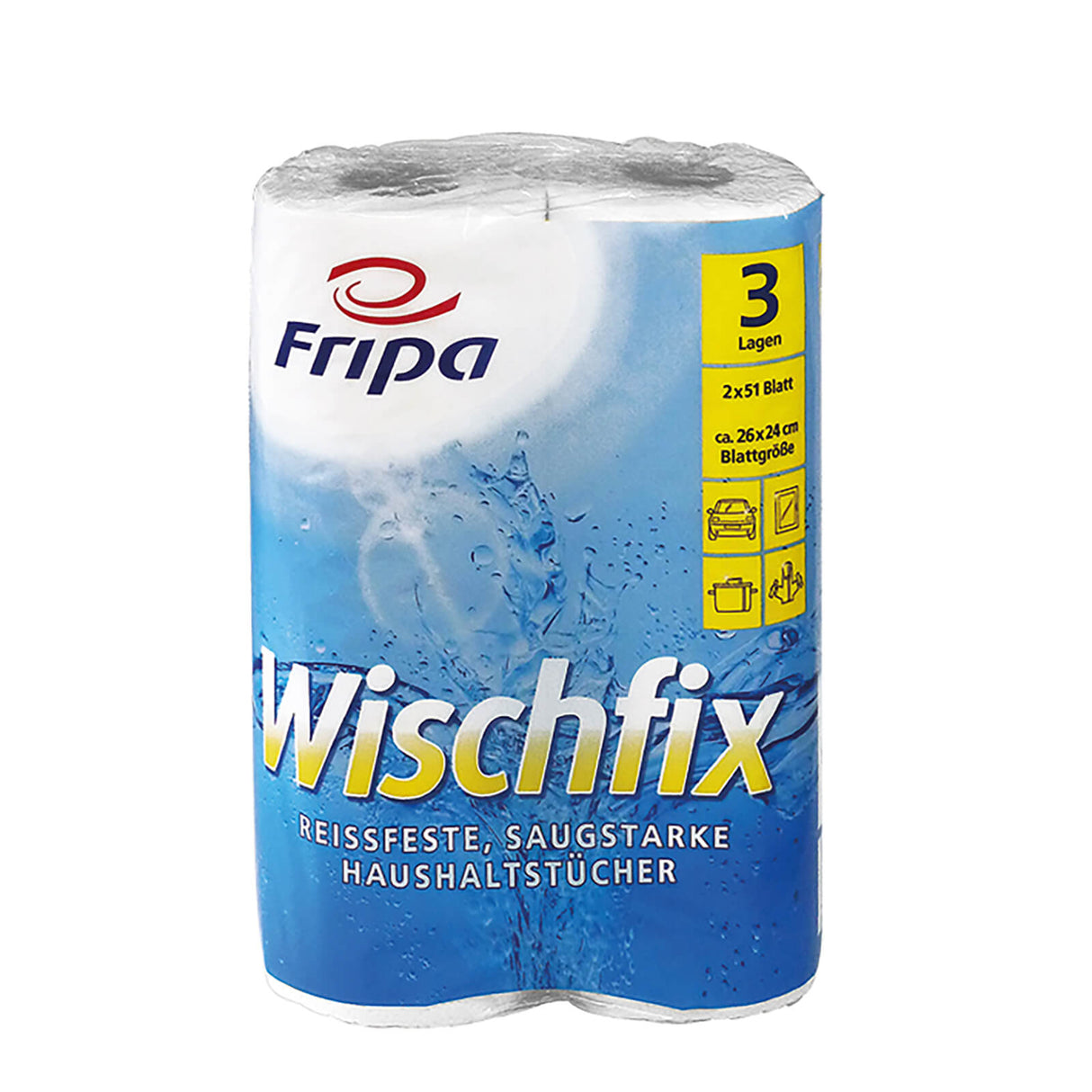 Fripa Wischfix Küchenrollen 3-lagig