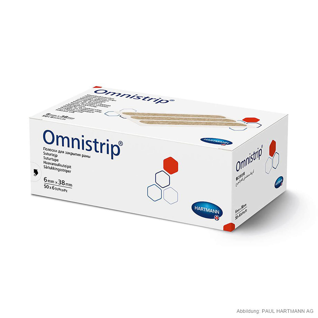 Hartmann Omnistrip Wundnahtstreifen steril, 6 x 38 mm (50 x 6 Stck.)