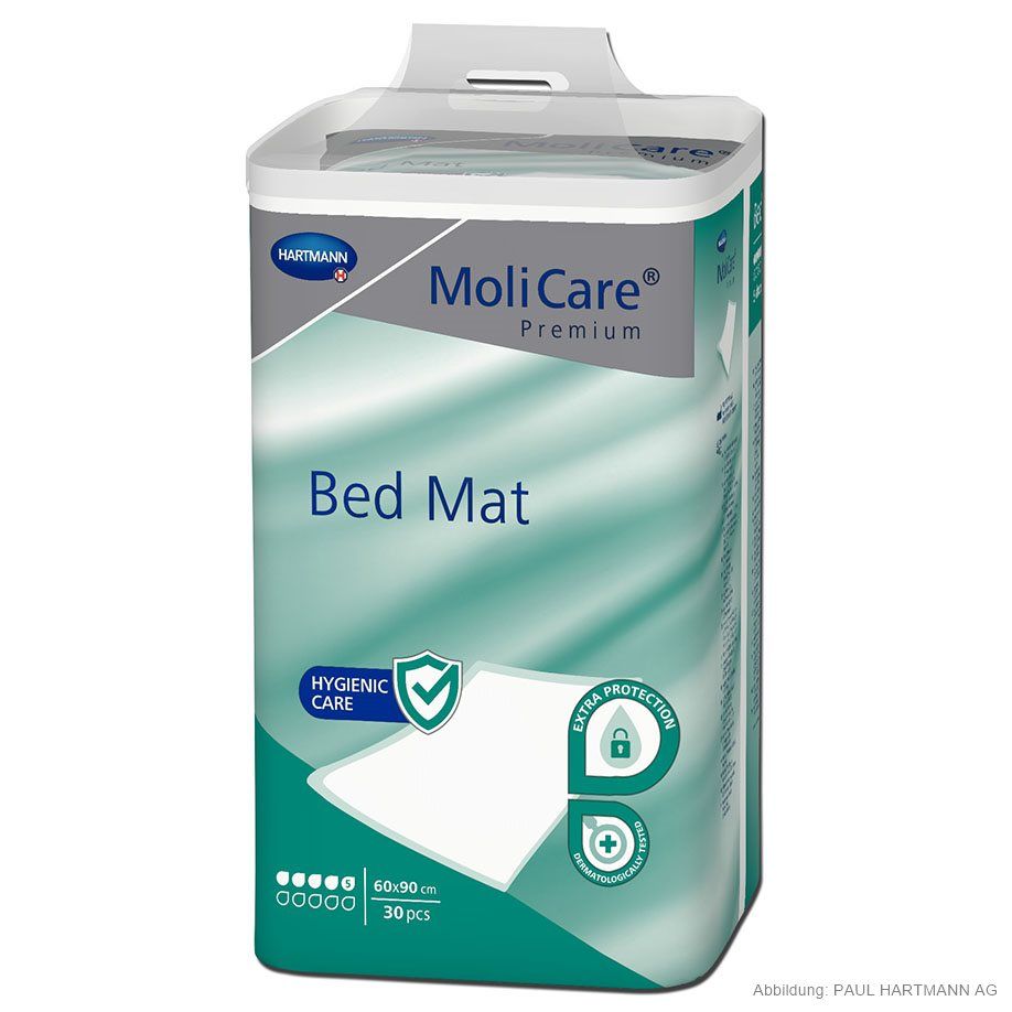 Hartmann MoliCare Premium Bed Mat 5 Tropfen Krankenunterlagen (30 Stck.)