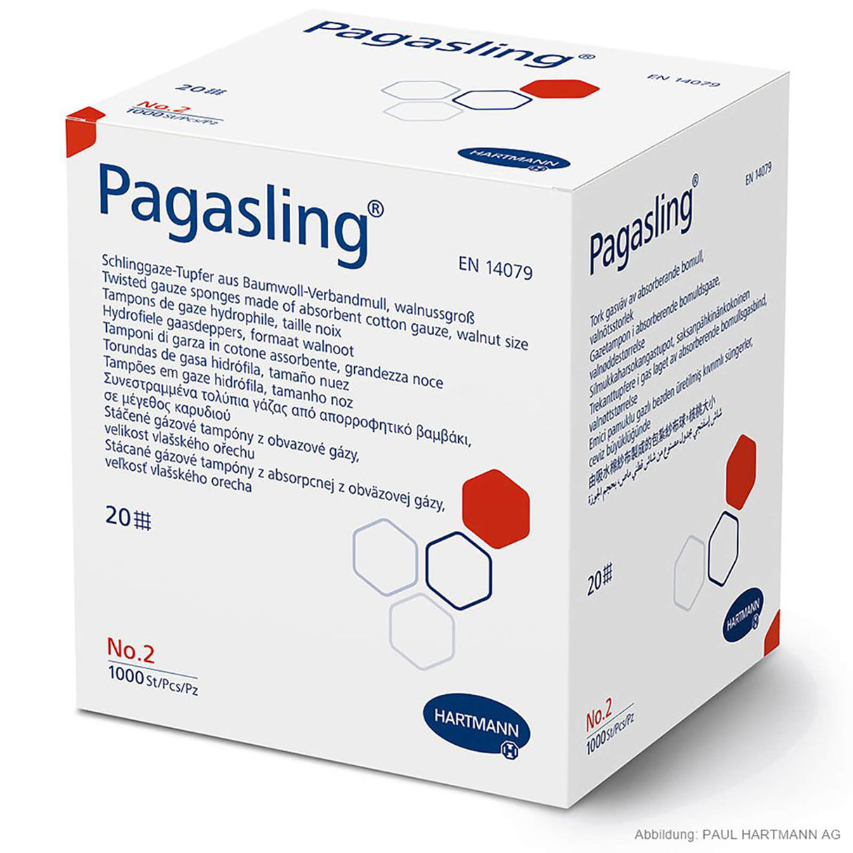 Hartmann Pagasling Schlinggazetupfer unsteril