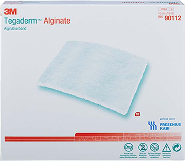 TEGADERM Alginate FK Kompressen 10x10 cm