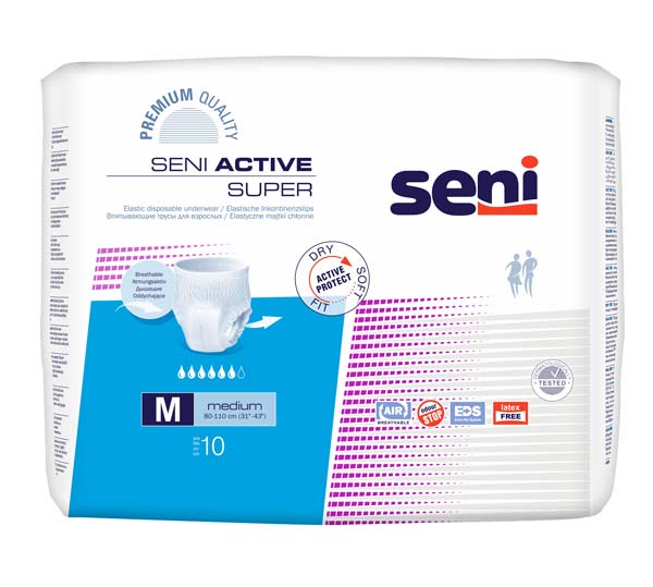 TZMO Seni Active Super Inkontinenzpants 10 Stück