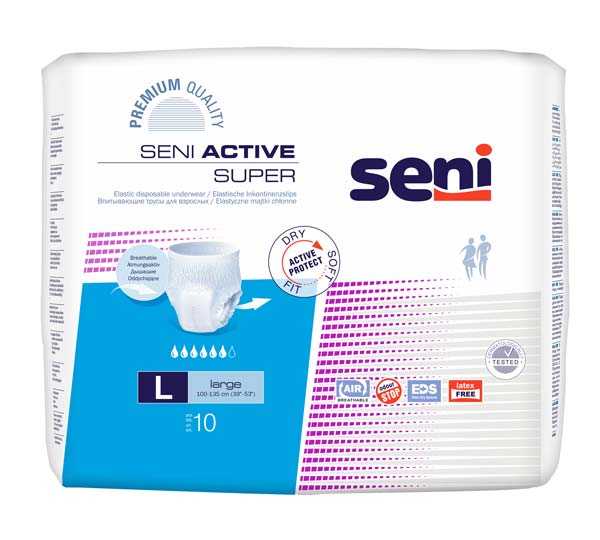 TZMO Seni Active Super Inkontinenzpants 10 Stück