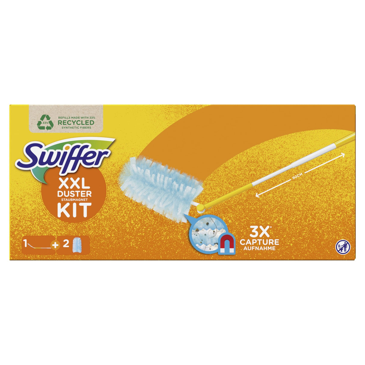 Swiffer Staubmagnet XXL Starterkit mit Teleskopstange