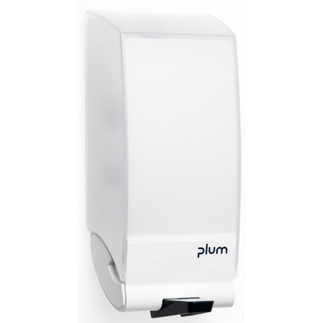 Plum Spender CombiPlum weiß-transparent – für 0,5- und 1,0-Liter-Beutel, mit Montageset