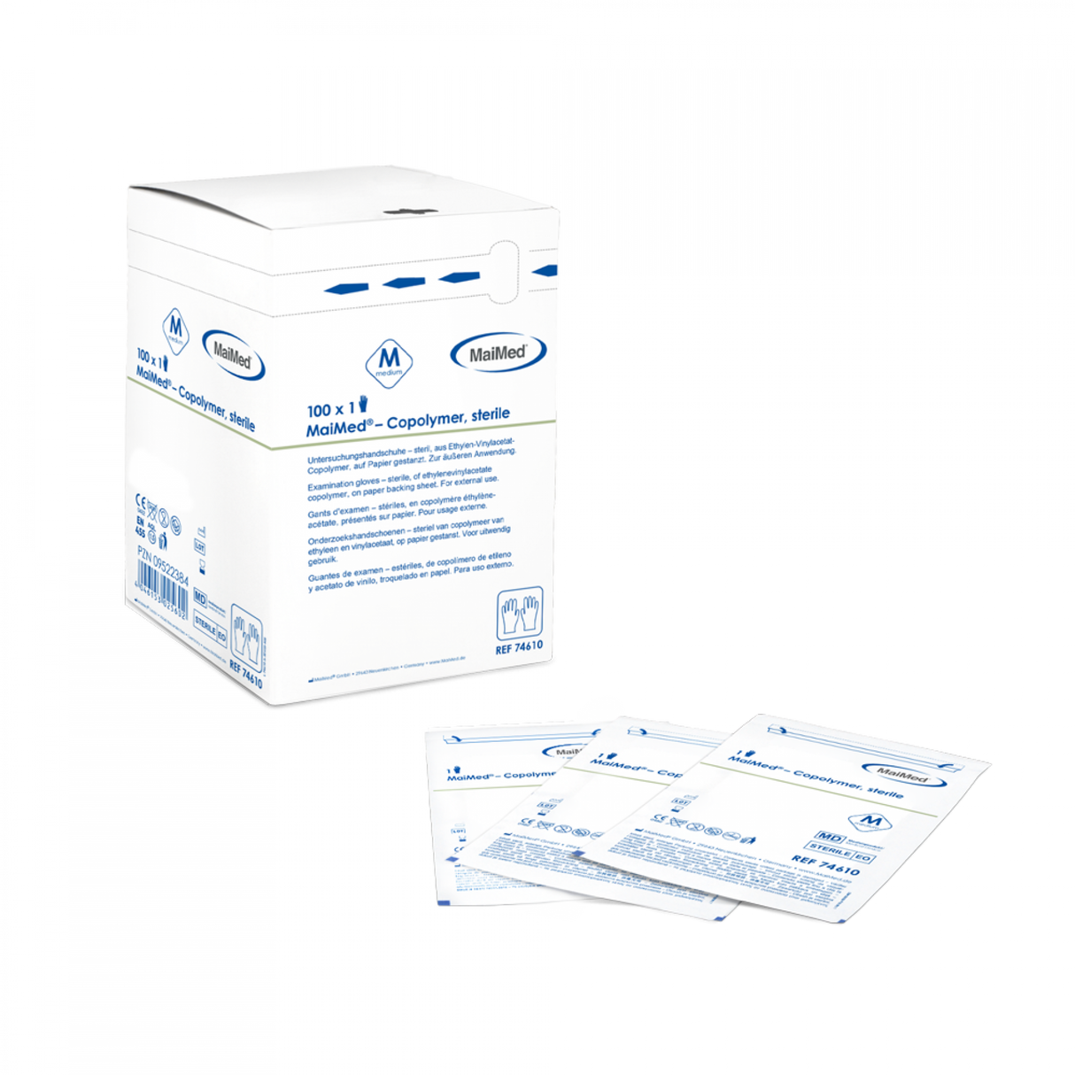 MaiMed® Copolymer Untersuchungshandschuhe steril 100 Stck.