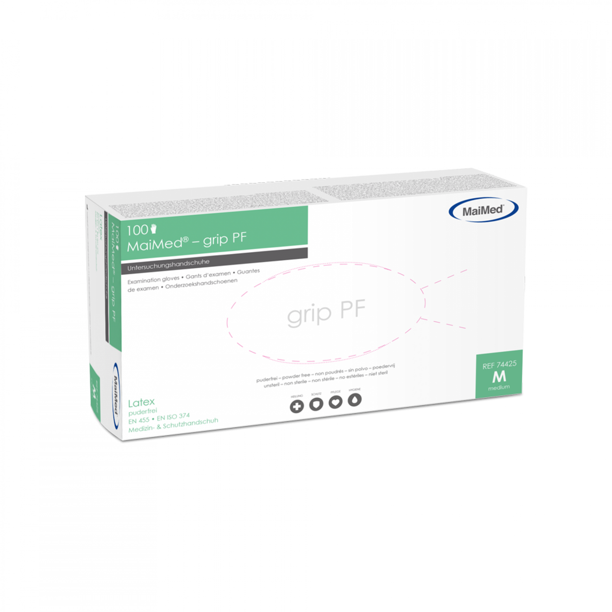 MaiMed® grip PF Einmalhandschuhe Latex