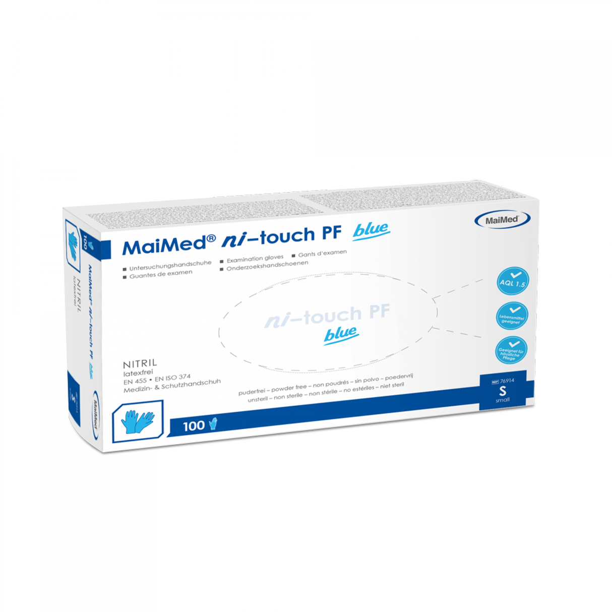 MaiMed® ni touch Einmalhandschuhe, Nitril, blau 100 Stck.